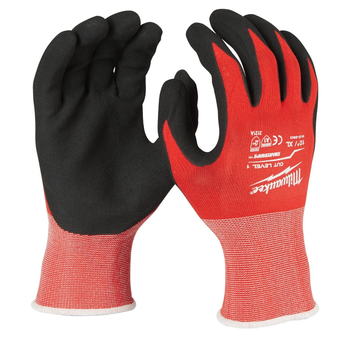 Milwaukee Accessoires 4932471416 Gants de travail trempés Classe de coupe 1/A 1 paire Taille 8/M