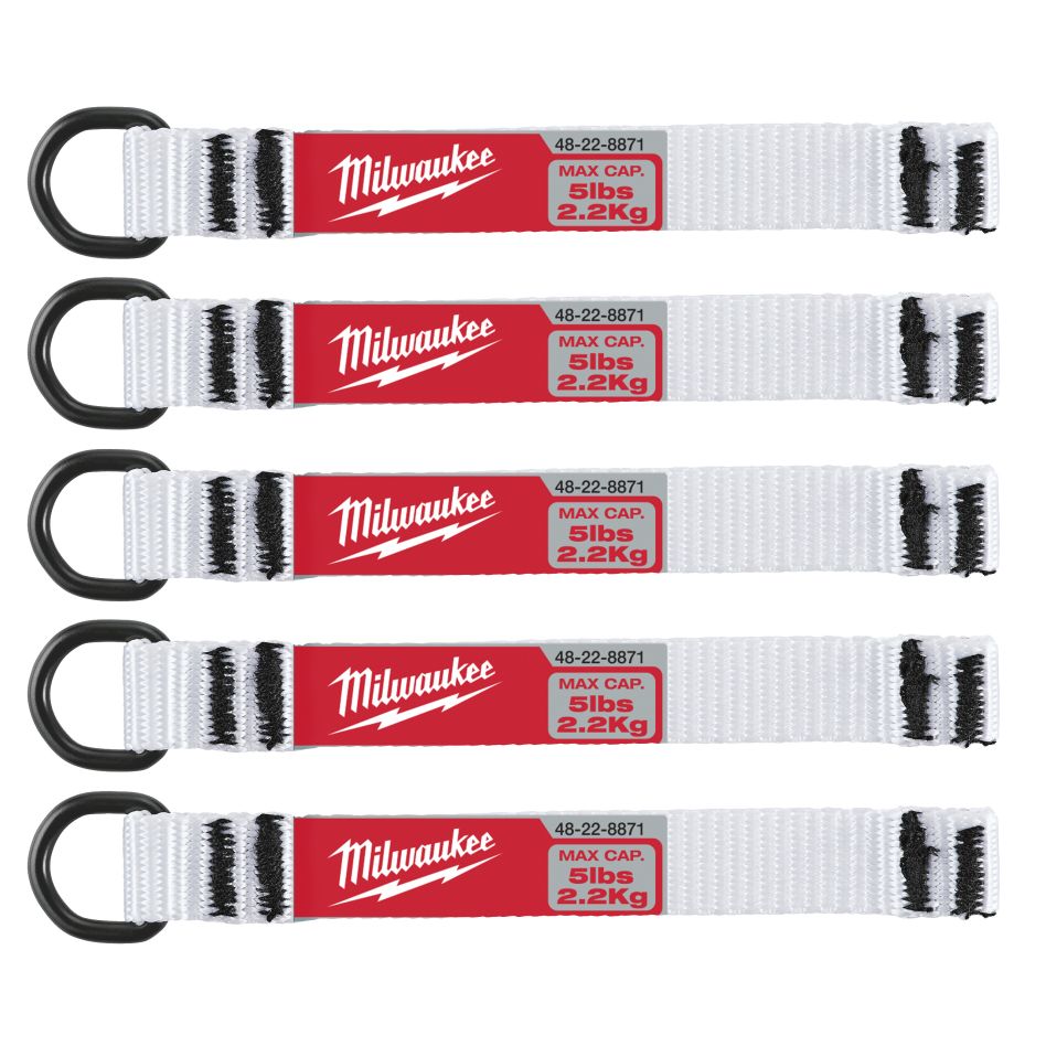 Milwaukee Accessoires 4932471431 2.25kg D-Ring tool string - 5 pièces