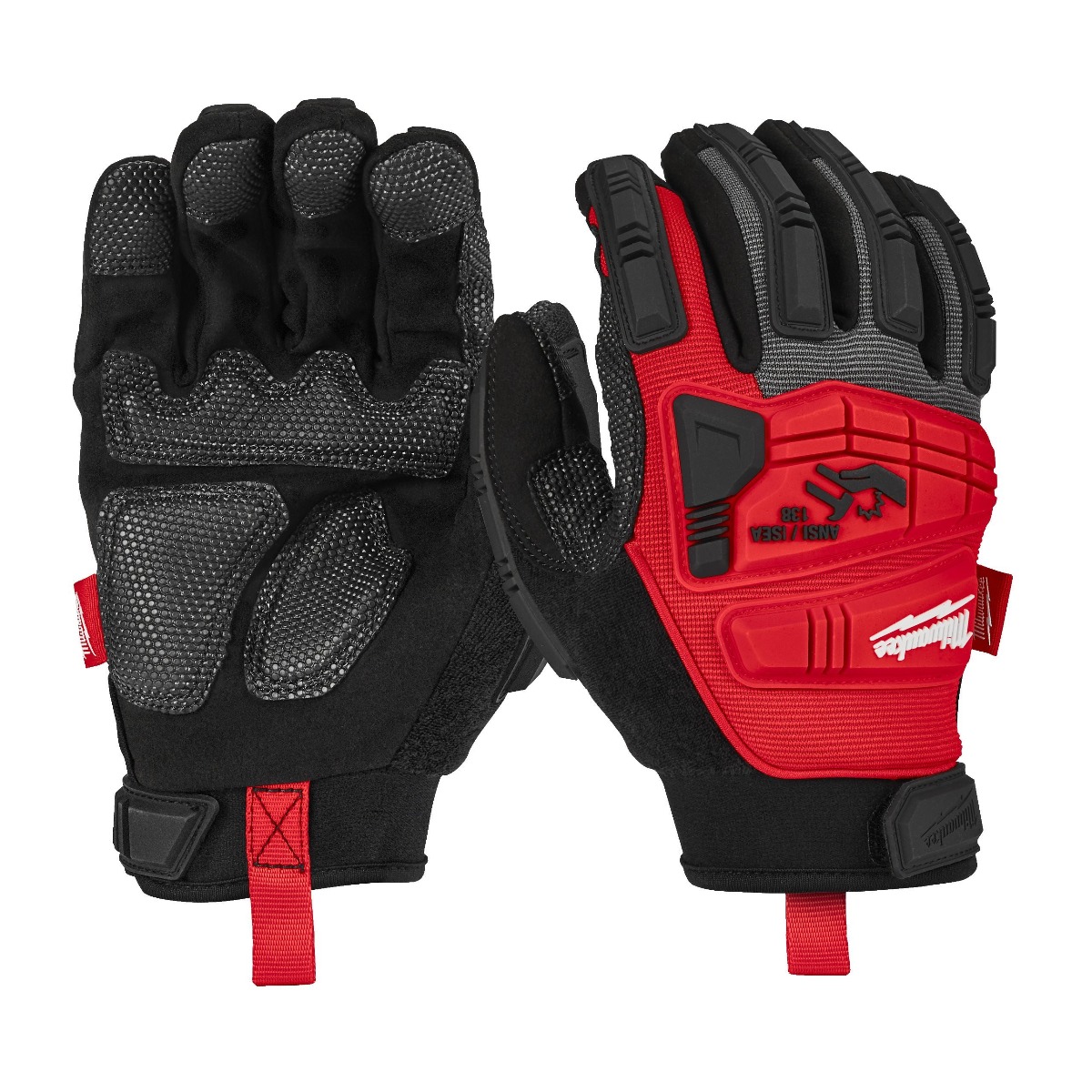Milwaukee Accessoires 4932471908 Gants de démolition Impact Demolition 1 Paire Taille 8/M