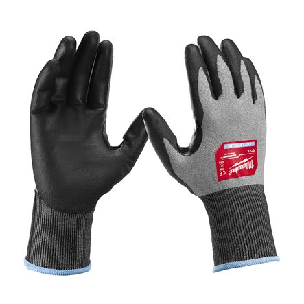 Milwaukee Accessoires 4932480493 Gants de travail Hi-Dex Classe de coupe 2/B - 9/L- 1 paire