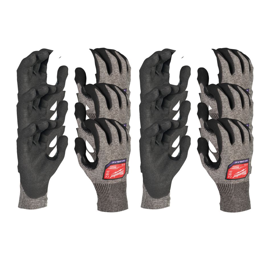 Milwaukee Accessoires 4932492046 12 paires de gants F à coupe rapide - 8/M- 12 paires