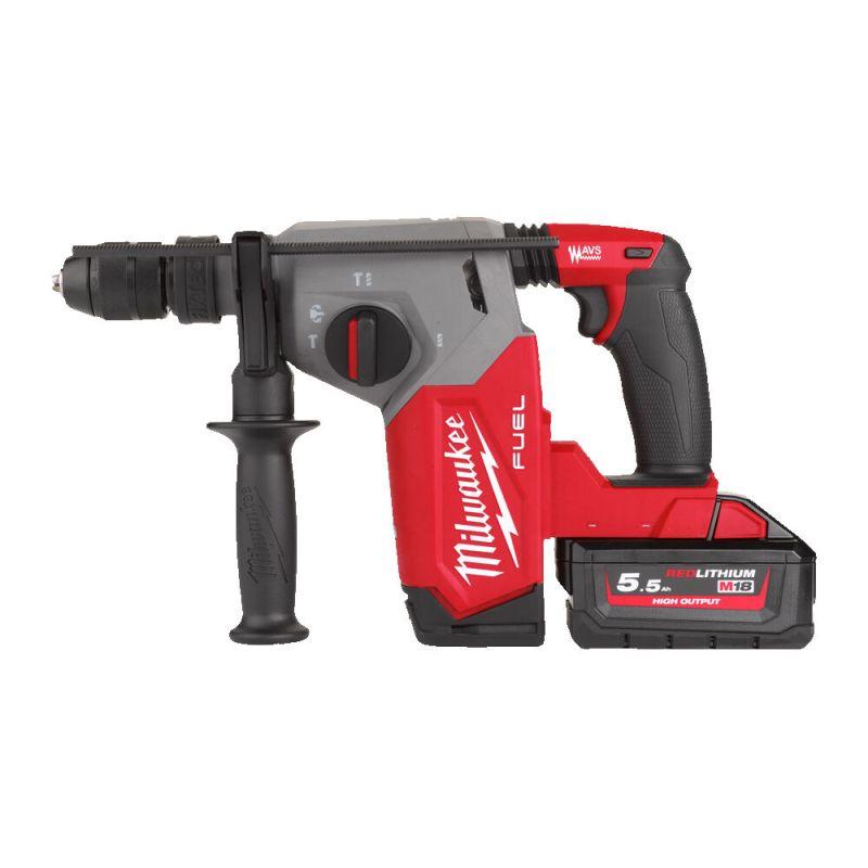 Milwaukee 4933478889 M18 FHX-552X M18 Fixtec SDS-Plus Accu combi hammer 18V 5.5Ah Li-Ion