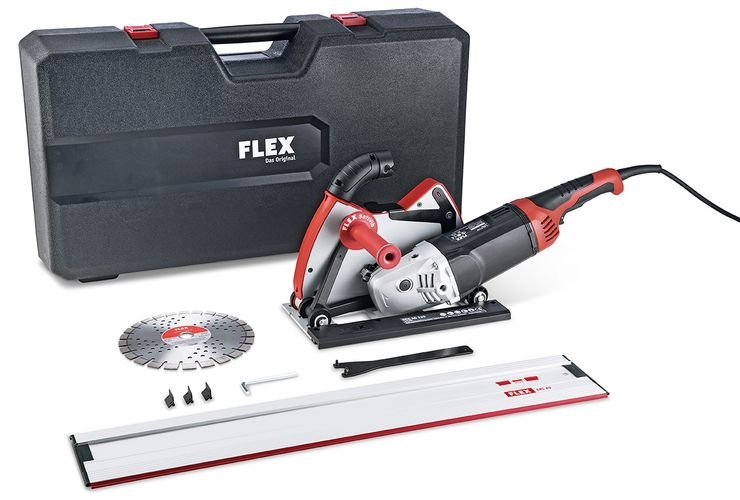 Flex-tools 494674 DCG L 26-6 230 set Système de coupe diamantée 230 mm + rail de guidage GRS80 800 mm