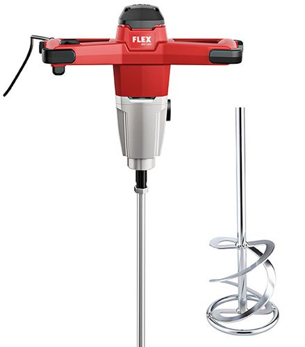 Flex-tools 495913 MXE1200 + WR2 140 Mélangeur 1200 Watt avec 1 vitesse et commutateur de vitesse