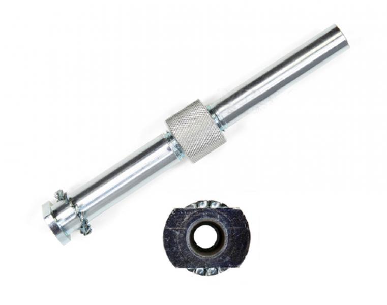 GRN Tools 502.DBB.11 Porte-guide pour foret à bois long dans lequel la longueur de coupe du foret peut être retirée