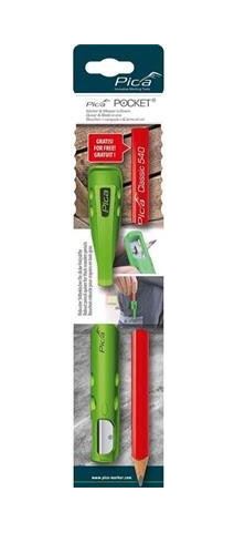 Pica PI50501 Crayon de charpentier Pocket 505/01 - 2 pcs 540/24