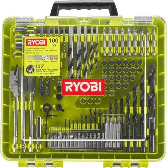 Ryobi Accessoires 5132004665 RAKDD90 Mèche de 90 pièces