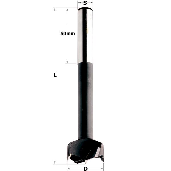 CMT 513.600.11 Mèche à façonner pour charnière avec longue tige cylindrique 60mm