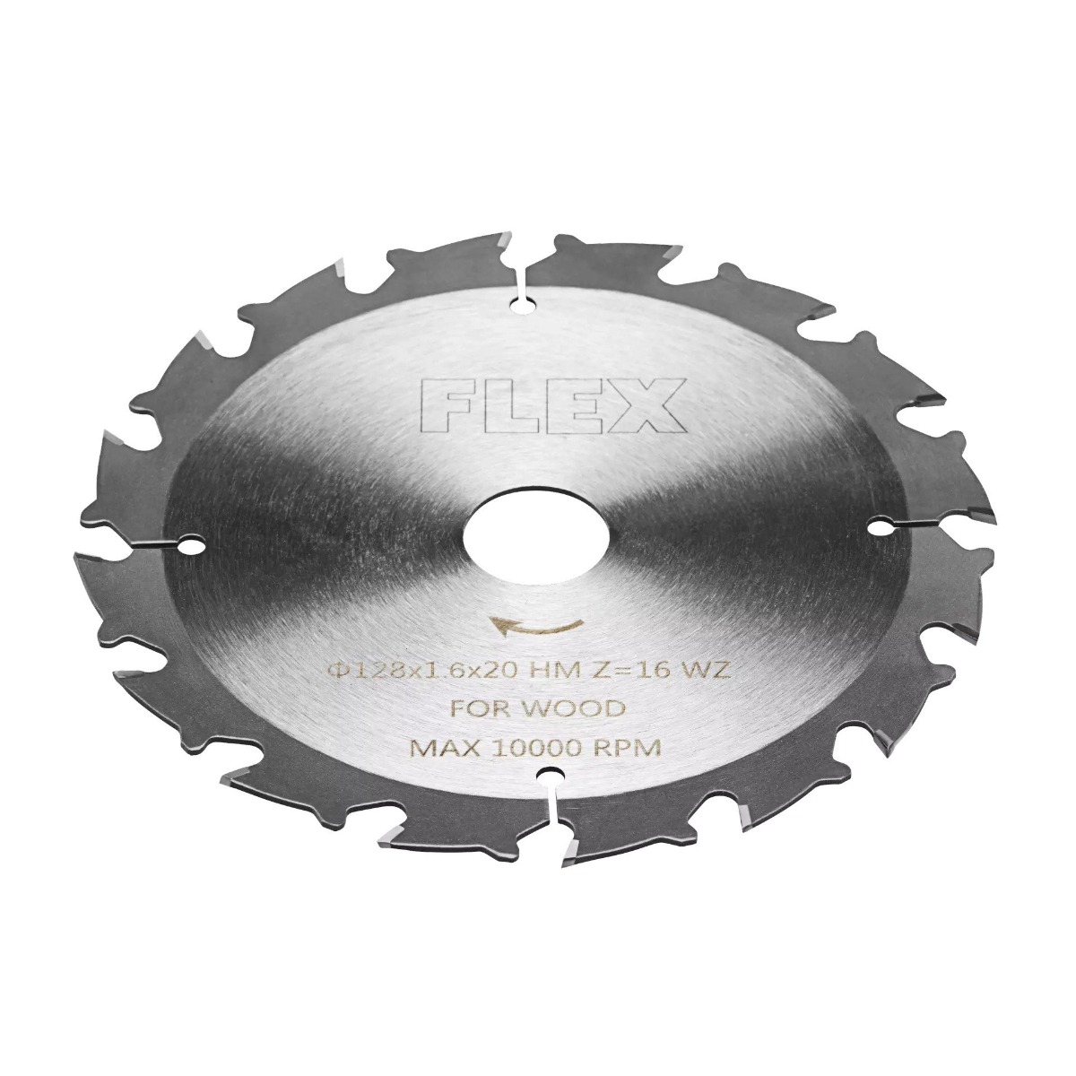 Flex-tools Accessoires 517682 Lame de scie circulaire D128x1,0x20 HM Z=16 WZ