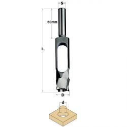 CMT 529.500.31 Mèche à bouchon (foret à goujons) - Droite 62mm