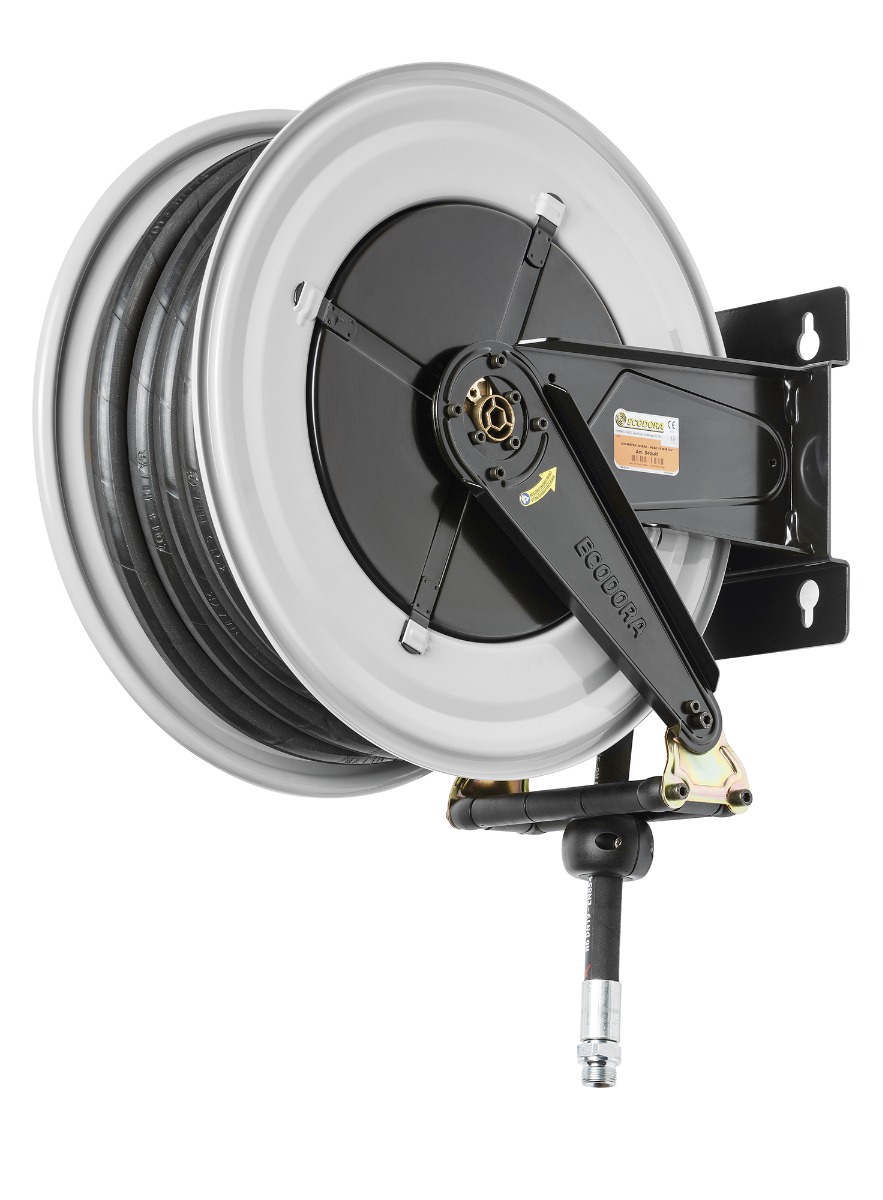 Ecodora 540/11 Enrouleur mural 15M (Air/Eau 70°C) - 20 Bar - Tuyau 3/4".