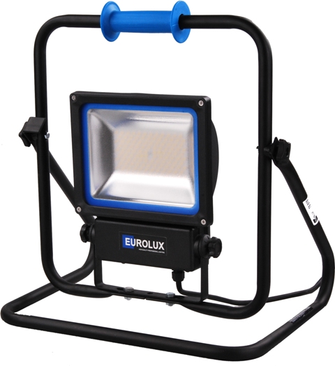 Eurolux 55.215.30 Lampe de chantier LED 60 Watt classe II - 5 mètres de câble sur support réglable