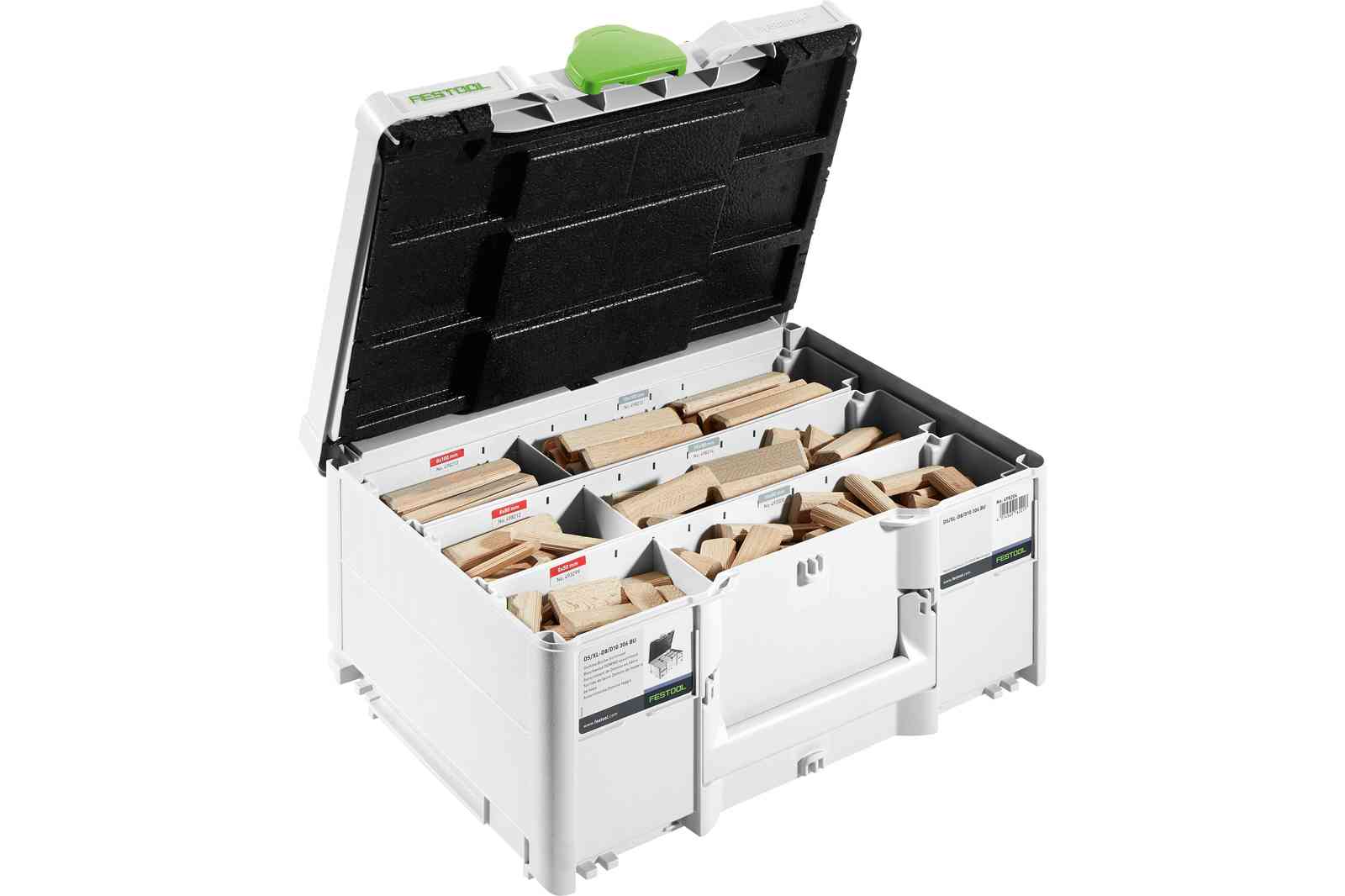 Festool Accessoires 576791 DOMINO DF700 XL assortiment systainer DS/XL D8/D10 306 BU