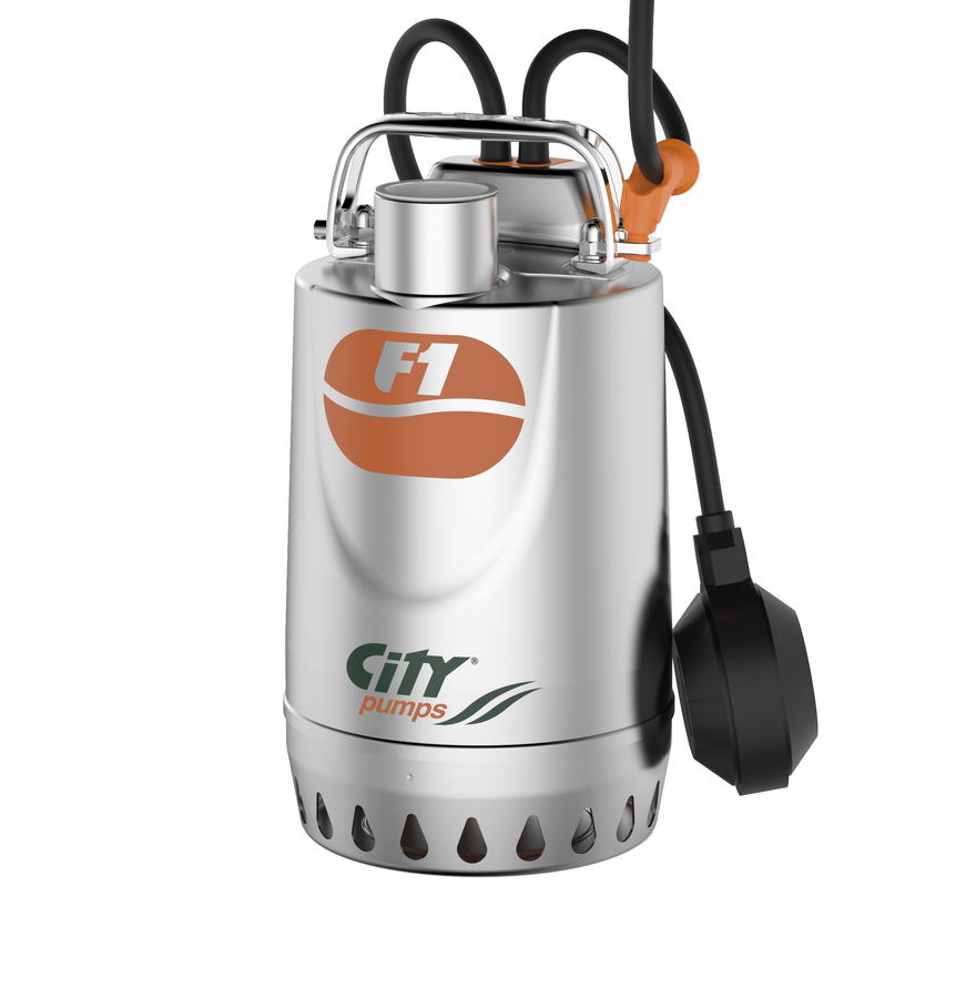 City Pumps 6010300 F1/30 M Aut Pompe à immersion en acier inoxydable 230V