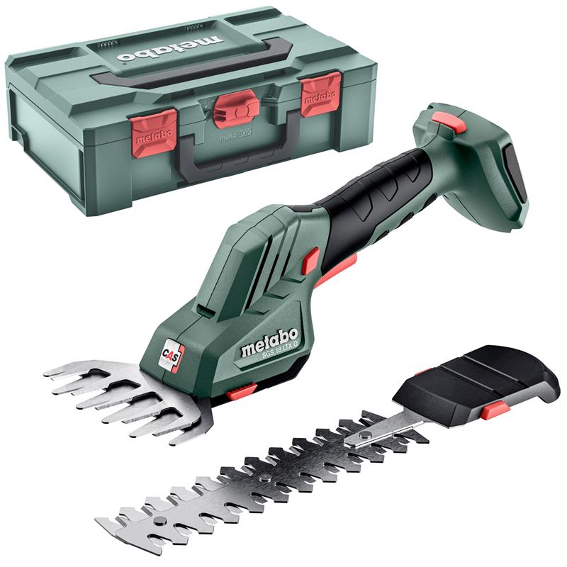 Metabo 601609840 SGS 18 LTX Q body Accu Cisaille à arbustes et à gazon 18V hors batteries et chargeur en Metabox 145
