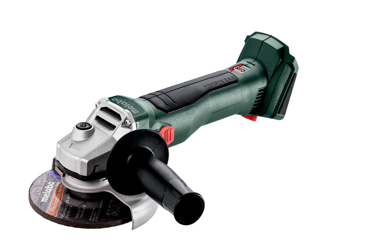 Metabo 602374840 W 18 L BL 9-125 Meuleuse d'angle 125 mm 18V excl. batteries et chargeur en metabox