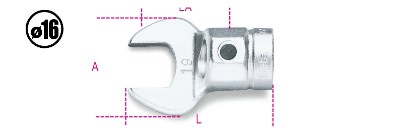 Beta 006420041 Clé d''insertion pour clé dynamométrique 41 mm