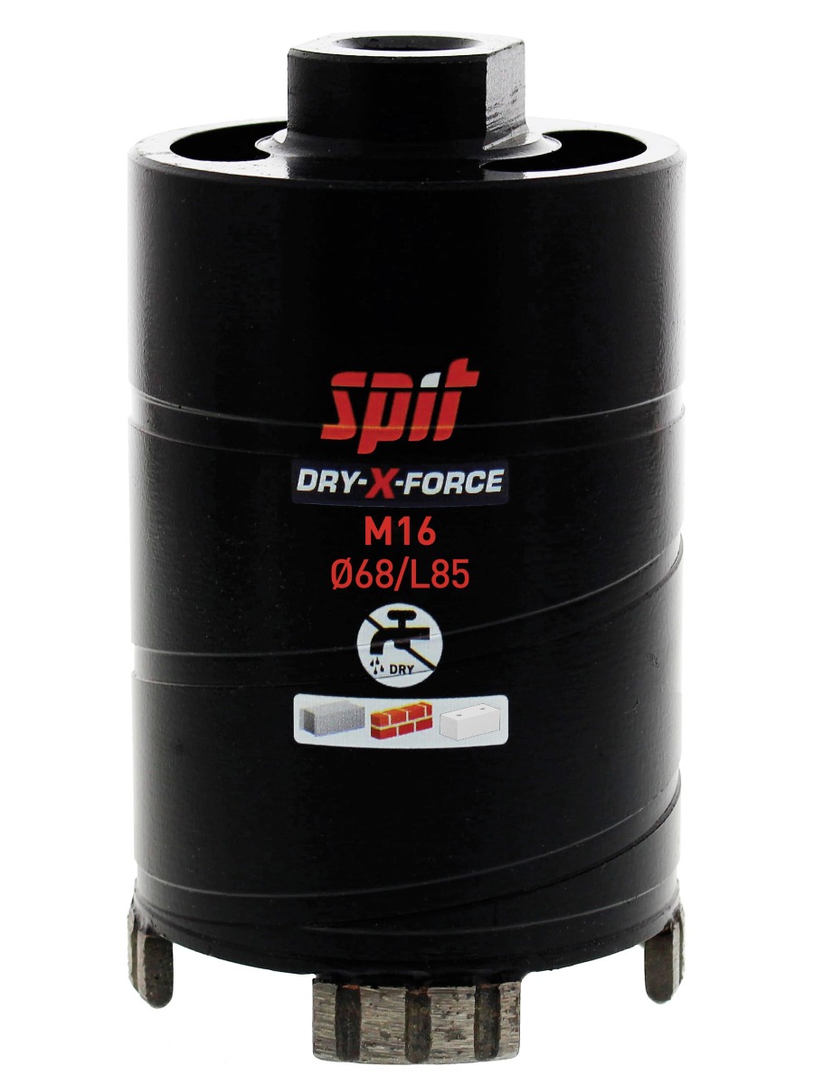 Spit Accessoires 654761 DRY-X-Force Foret à douille M16 D. 82 x 85 mm
