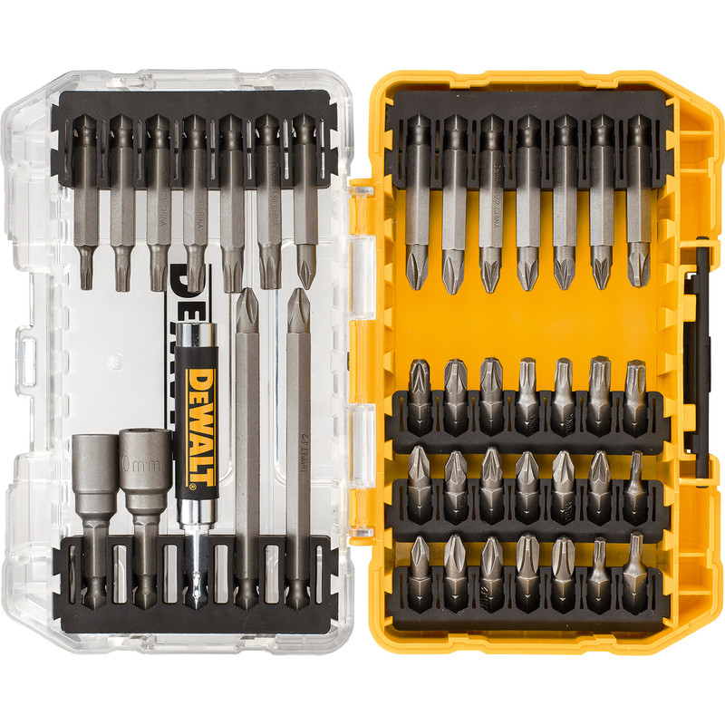 DeWalt Accessoires DT70717-QZ DT70717 Jeu d'embouts pour visseuse de 40 pcs dans Toughcase Ph-sleuf-Pz-Torx