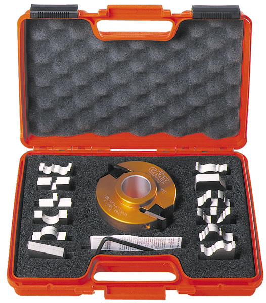 CMT 692.013.05 Jeu de fraises sans limiteur 78x30x40 mm ALU MEC + 13 lames