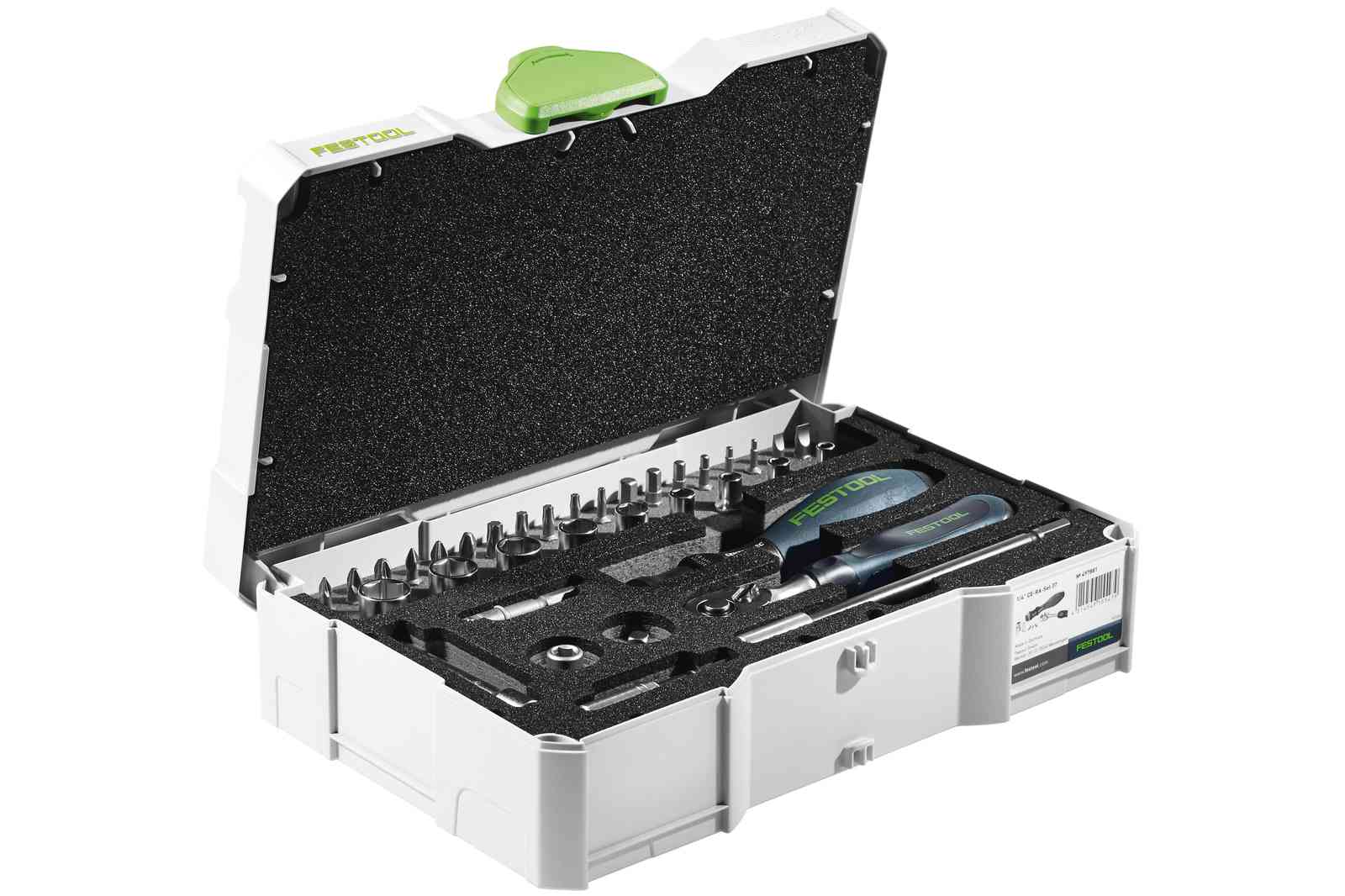 Festool Accessoires 497881 Systainer de clés à cliquets 1/4"-CE RA-Set 36