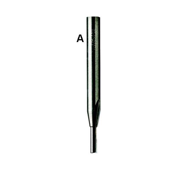 CMT 712.040.11 Fraise à défoncer avec coupe droite 4mm, tige 6 mm