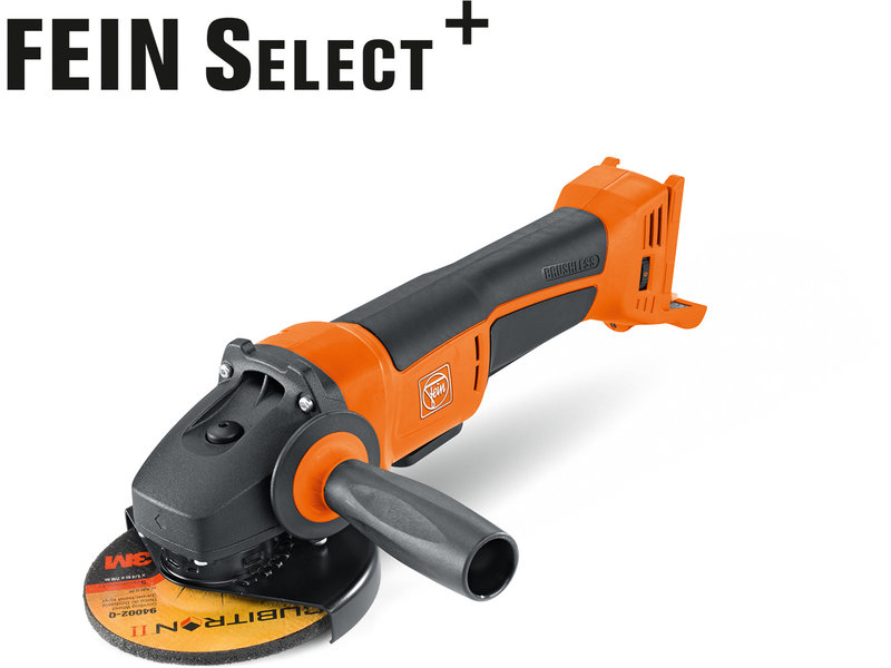 Fein 71200362000 CCG 18-115 BLPD Select Meuleuse d'angle sans fil 115mm 18V sans batteries et chargeur interrupteur homme mort