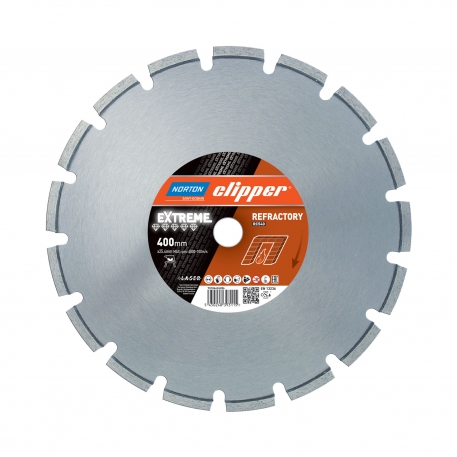 Norton Clipper 70184626288 Extreme RC540 lame de scie diamantée 500 x 25,4 mm