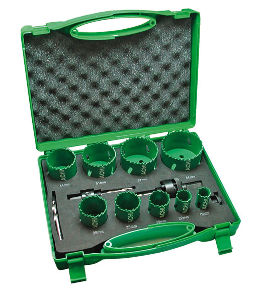 HIKOKI Accessoires 752176 Jeu de scies cloches Mechanics No.2 BI-Metal 9 pièces