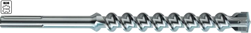HIKOKI Accessoires 754320 Marteau perforateur SDS-Max HM à 4 tranchants 25x520 mm
