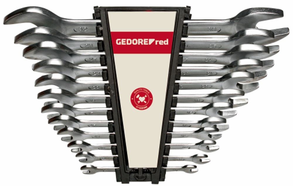 Gedore RED 3300960 R05105012 Jeu de clés SW6-32 longues métriques 12 pièces