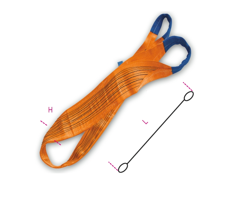 Beta 081610040 Sangle de levage Polyester (PES) Orange 4 mètres 10T