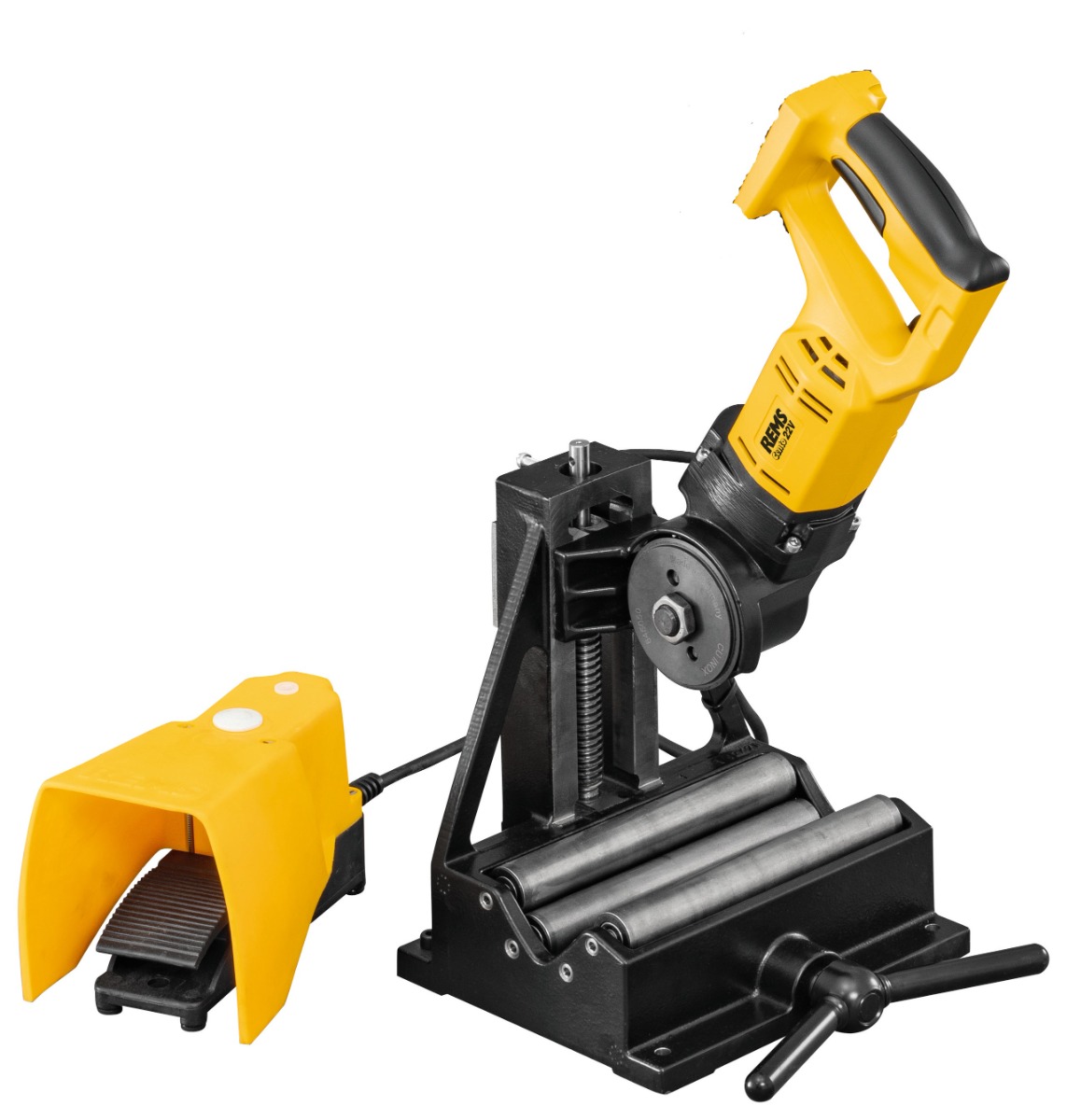 Rems 845007 R22 Batterie CENTO 22V Basic Tube Cutter excl. batteries et chargeur et excl. molette de coupe