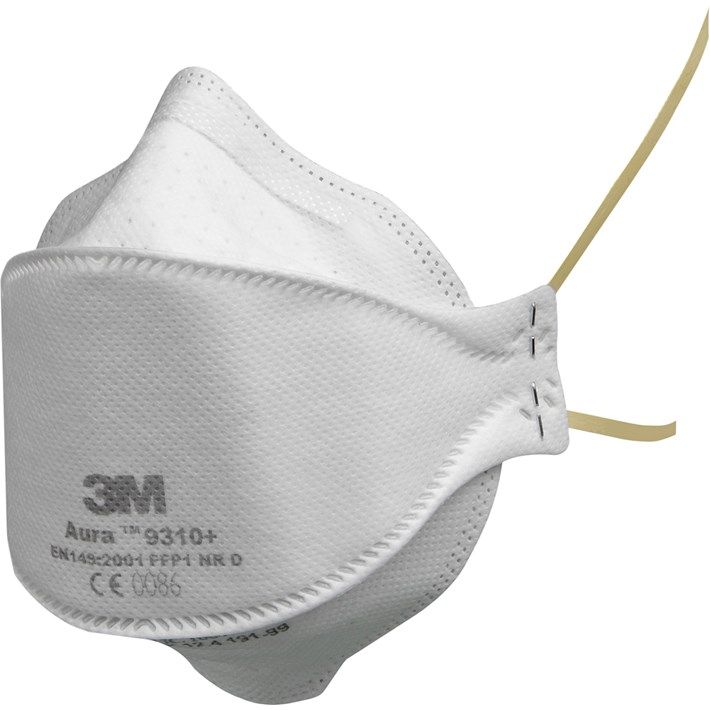 3M 1.21.15.931.05 Masque anti-poussière Aura™ 9310+ FFP1 20 pièces