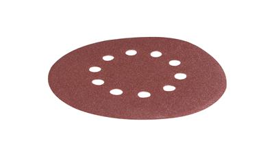 Scheppach 88000208 Feuille abrasive pour bois et peinture Ø 150 mm K80 10 pcs.