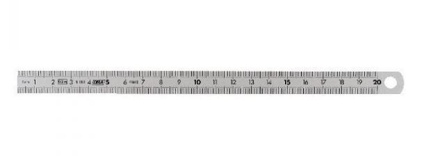 Facom DELA.1051.200 Règle flexible en acier inoxydable double face 200 mm