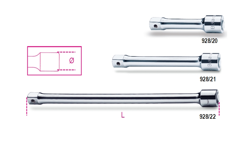 Beta 009280810 Rallonge 3/4" 100 mm