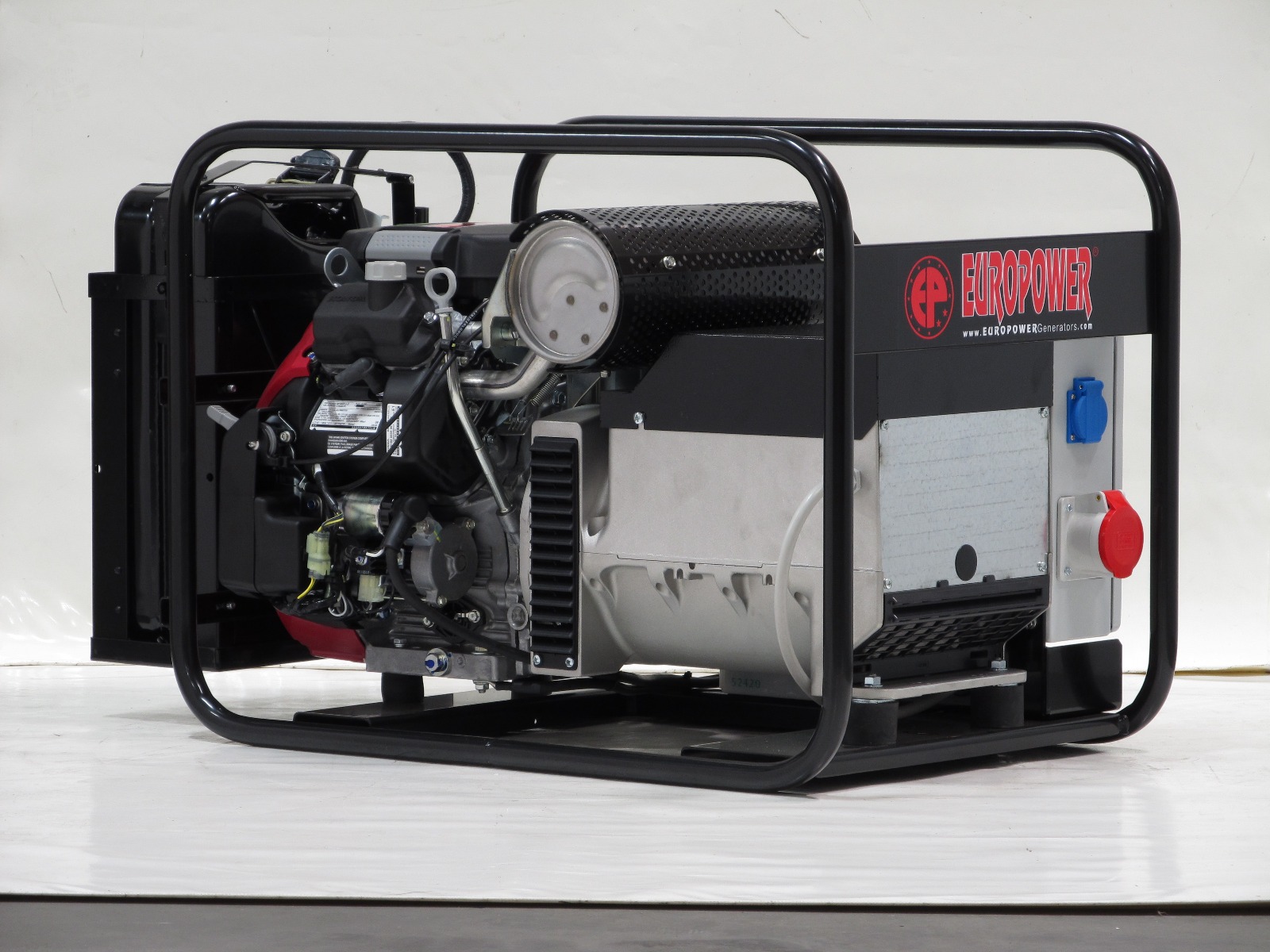 Europower 950001203 EP13500TE Générateur essence à démarrage électrique 12 KVA 230/400 Volt