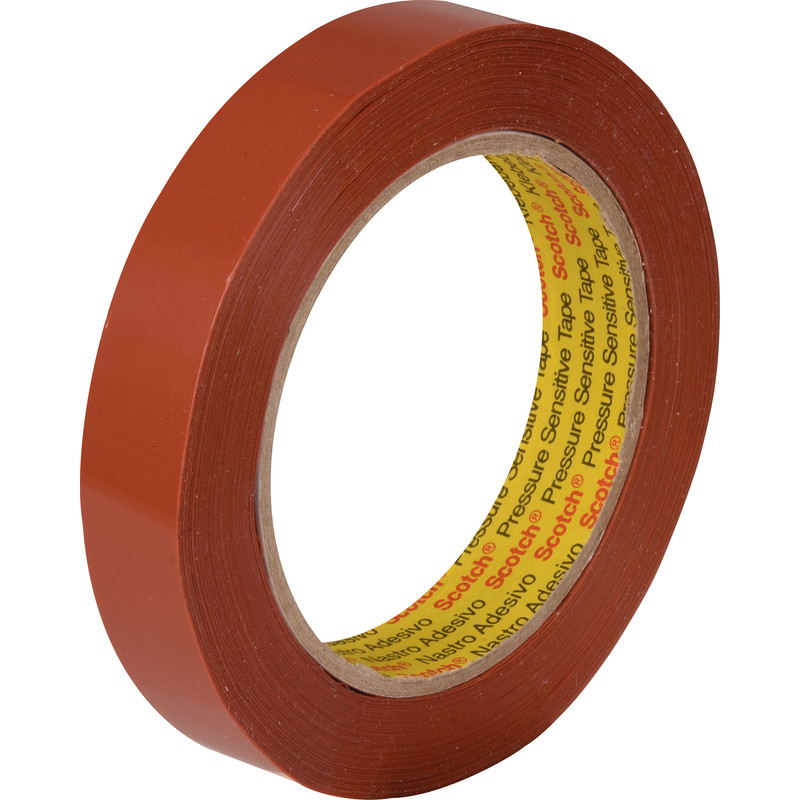 3M 374119O Scotch 3741 ruban d'emballage orange 19 mm x 66 mtr.