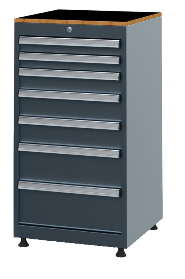 Huvema K5100G Armoire à outils à 7 tiroirs