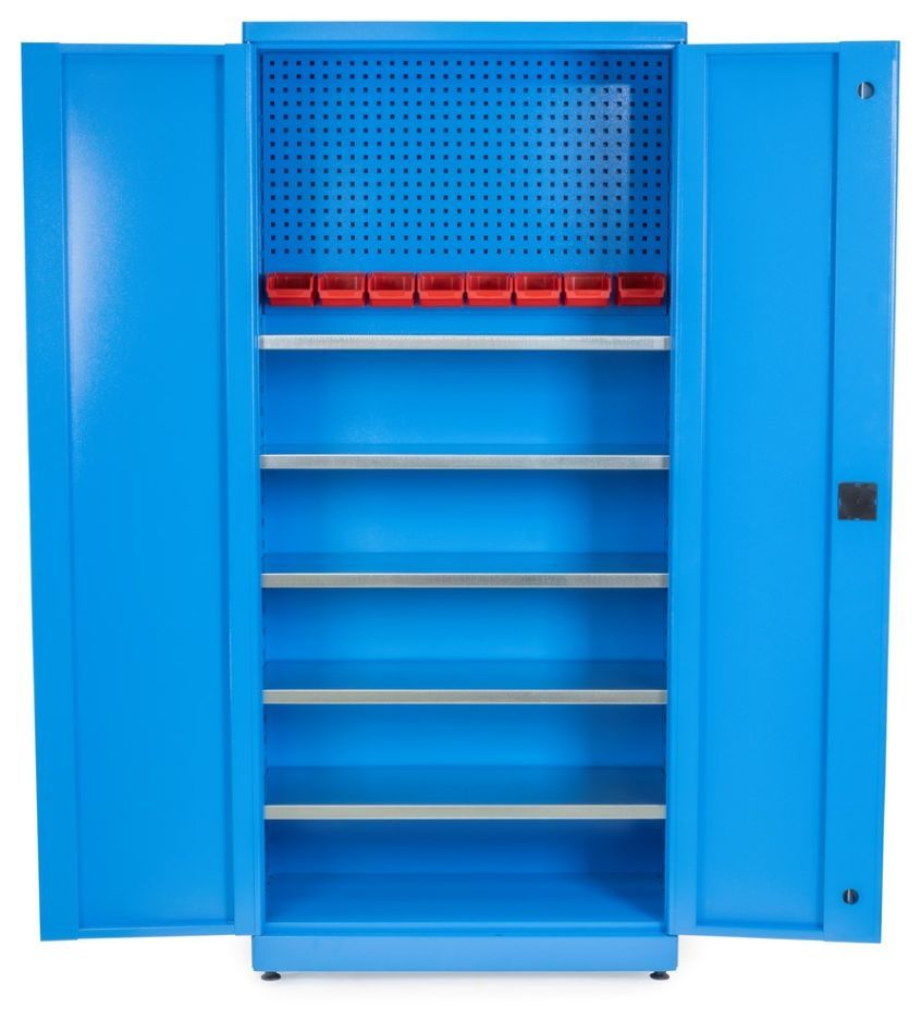 Huvema K6230 Armoire à matériel avec 5 tiroirs et plateaux
