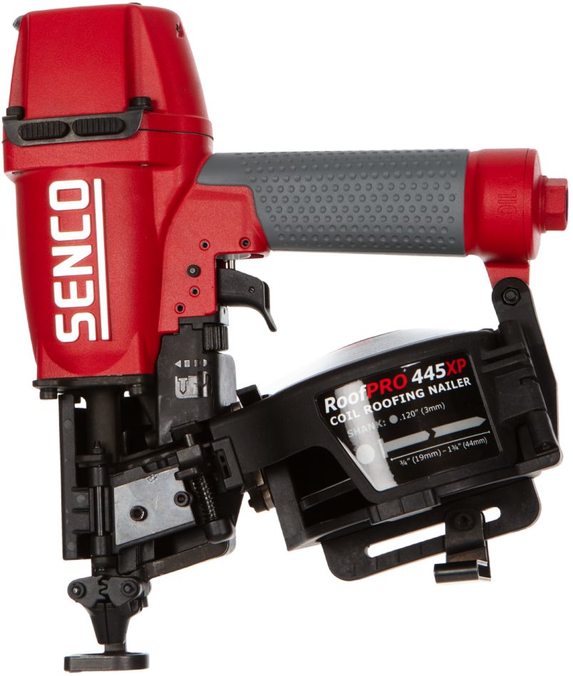 Senco 8V2001N RoofPro 445XPP Cloueur pneumatique pour clous en rouleaux 19-44 mm