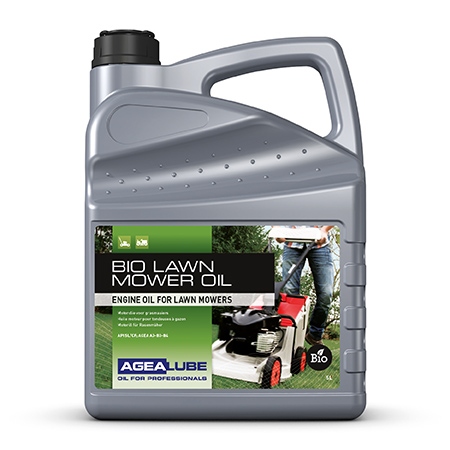 Agealube 4Y80.005 Bio Lawn Mower Oil Huile moteur pour tondeuses à gazon 5L