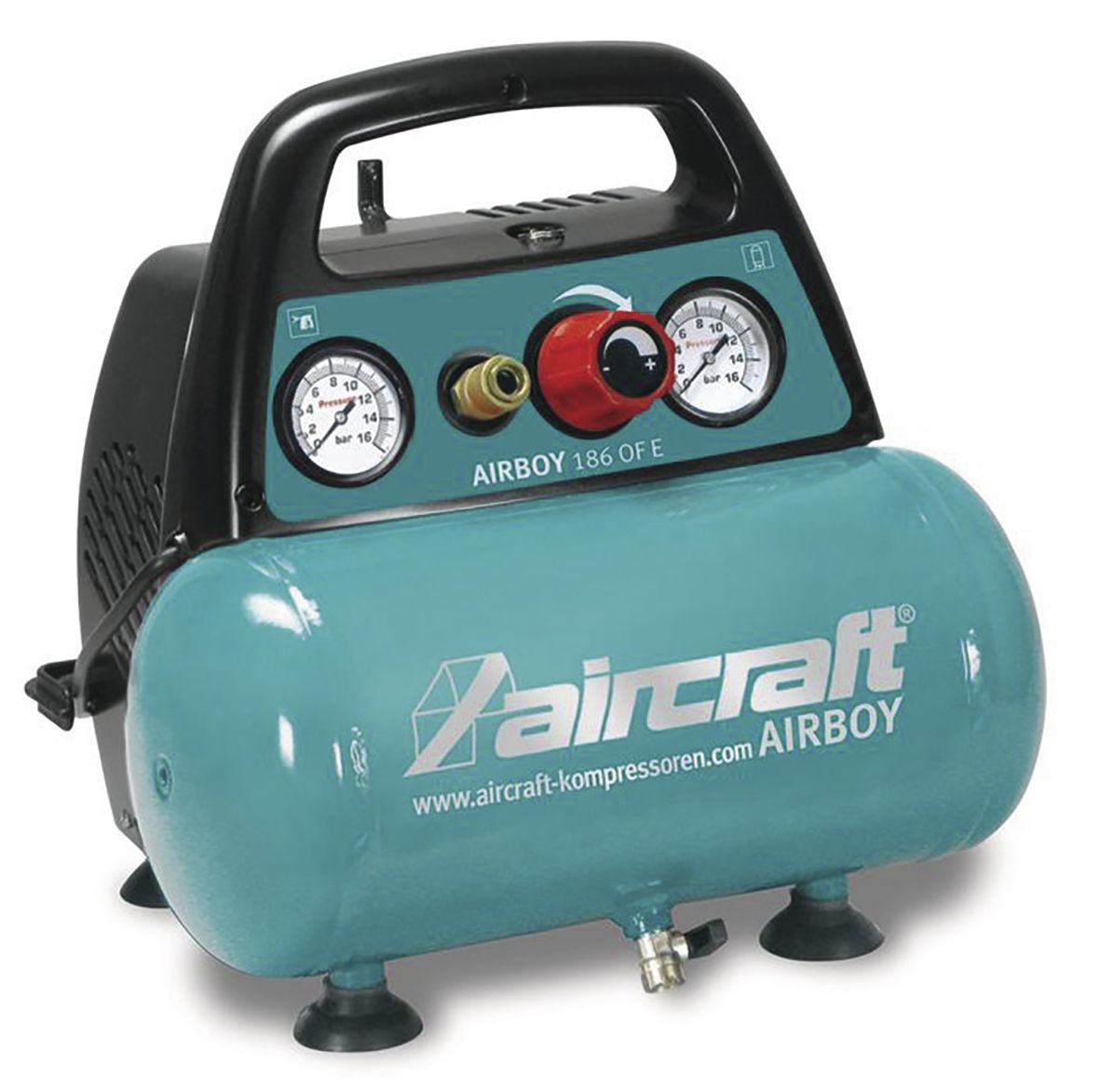 Aircraft 712001230 AIRBOY 186 OF E Compresseur sans huile 8 Bar - 6 L