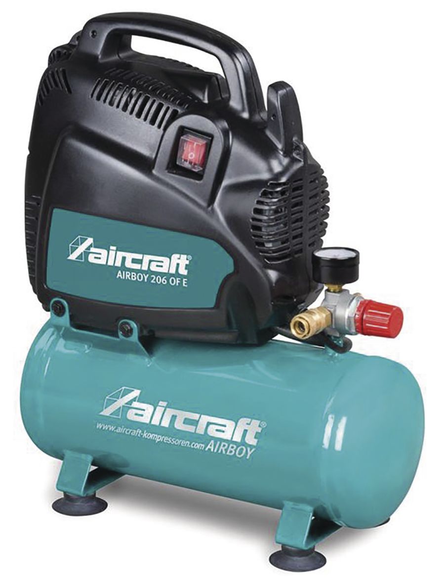 Aircraft 712001235 AIRBOY 206 OF E Compresseur sans huile 8 Bar - 6 L
