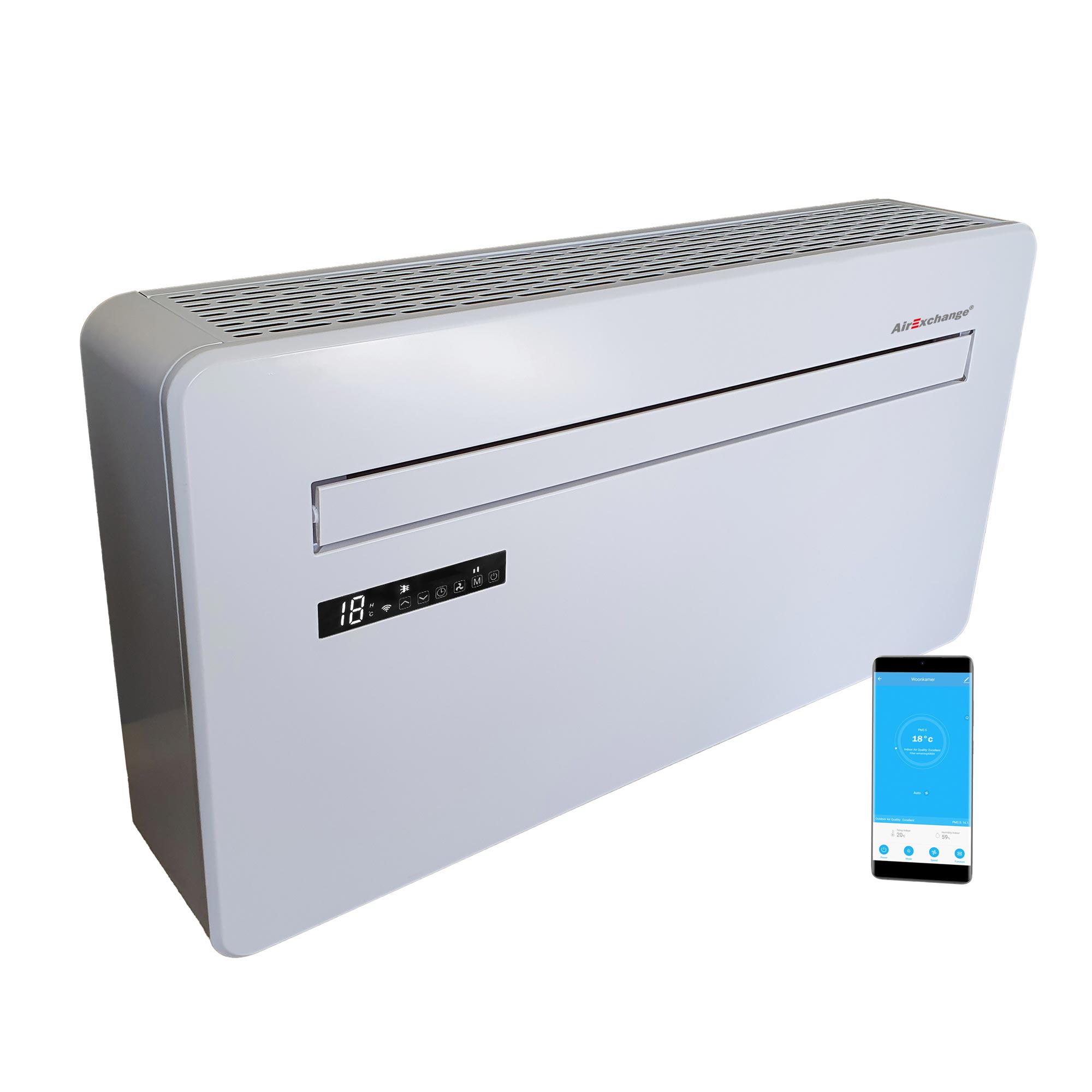 AirExchange 2023-12R-Wit Pompe à chaleur monobloc White