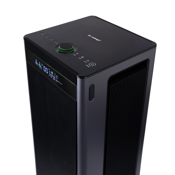 AirExchange 20221500-T | ANTRACIET 20221500-T ANTRACIET Purificateur d'air professionnel 1500-T Anthracite avec filtre HEPA H14, charbon, ioniseur, UV-C LED Convient jusqu'à 200m².