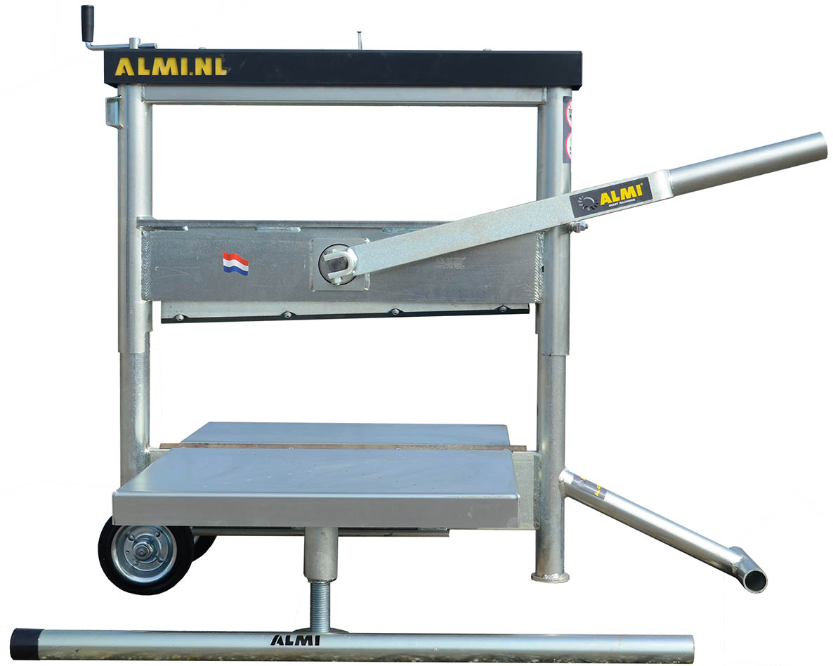 Almi A010.00084 AL65U Couteau à pierre facile, galvanisé