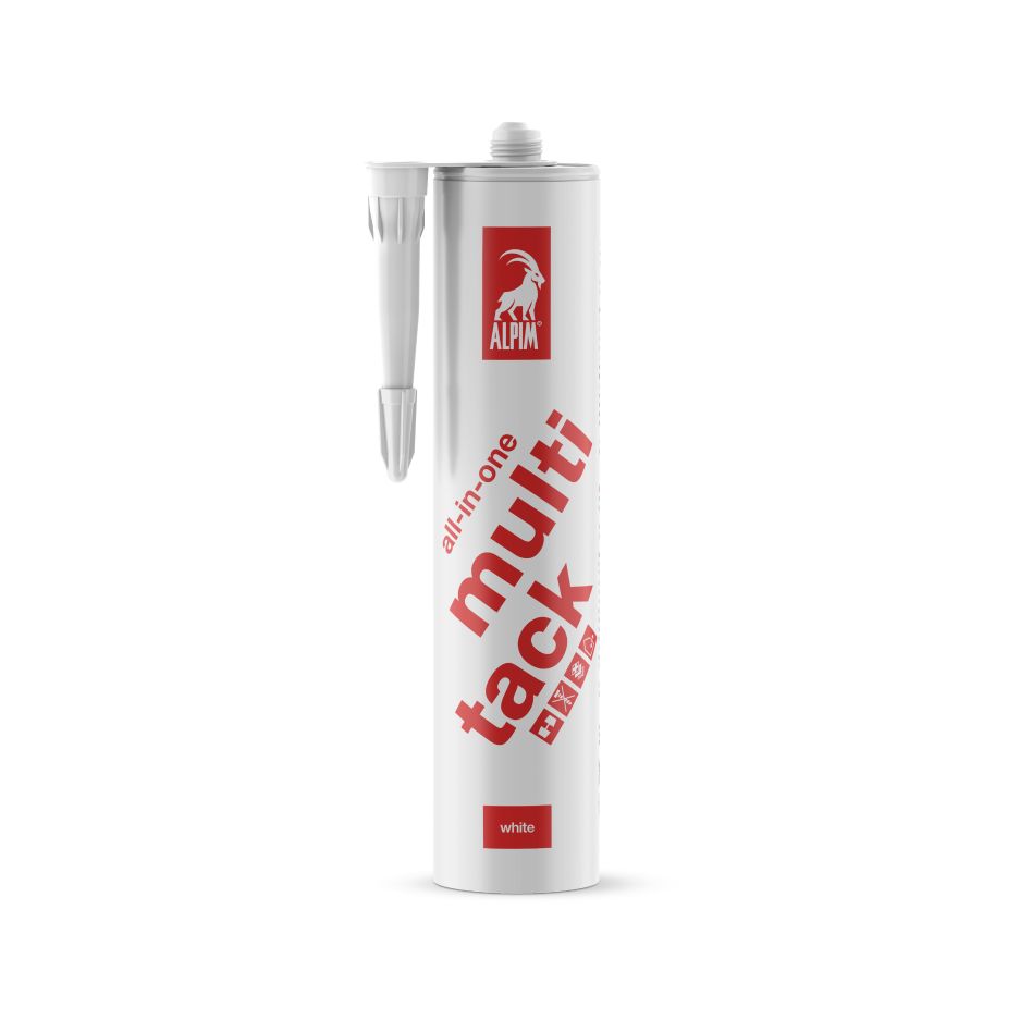 Alpim ALP002003 Kit de colle tout-en-un Multi Tack, usage universel, blanc, 290 ml