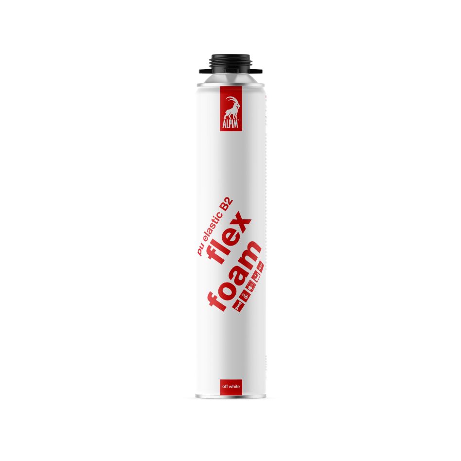 Alpim ALP002014 Mousse PU flexible Mousse polyuréthane élastique NBS 750 ml